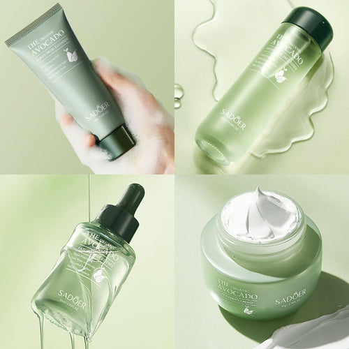 Coffret Soin Visage à l'Avocat Bio — Routine Hydratante 6 Produits
