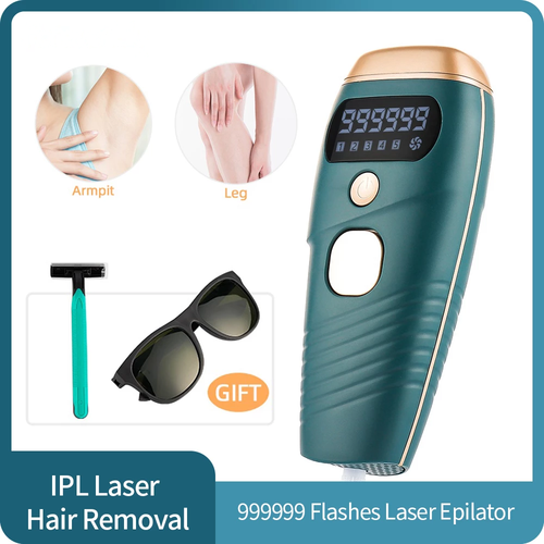 Epilateur IPL Laser Indolore — 999 999 Flashs, Epilation Définitive à Domicile