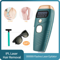 Epilateur IPL Laser Indolore — 999 999 Flashs, Epilation Définitive à Domicile