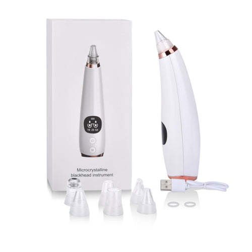 Aspirateur Facial Anti-Points Noirs — Nettoyage en Profondeur 5-en-1