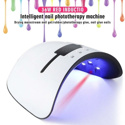 Lampe UV LED Sèche-Ongles 36W — Capteur Infrarouge, Séchage en 30 Secondes